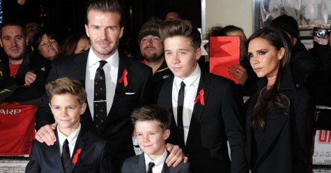 Gia đình David Beckham trên thảm đỏ