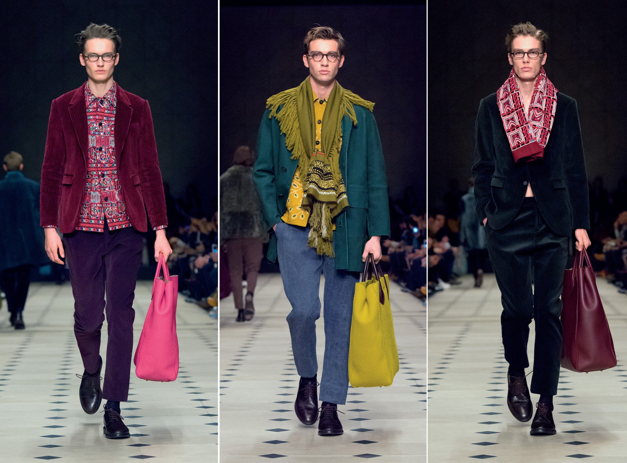 BST Burberry Prorsum dành cho nam giới Thu-Đông 2015.