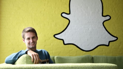 Chân dung Evan Spiegel, nhà sáng lập của siêu ứng dụng Snapchat.