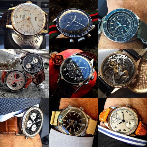 Đồng hồ cao cấp cổ trên tài khoản instagram @watchfred