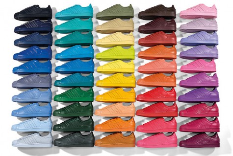 Giày thể thao nam đẹp Adidas x Pharrell Supercolor
