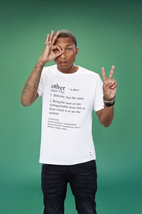 Cách phối đồ nam đẹp như Pharrell với  áo thun