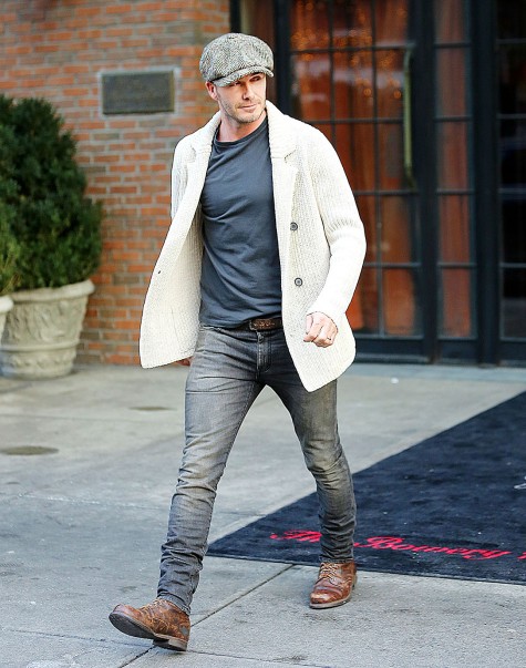 phong cách thời trang nam tính David Beckham