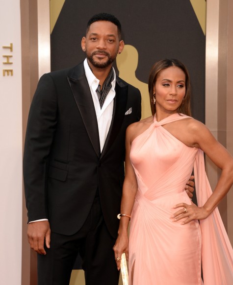 Will Smith và vợ tại Oscars 2014 vừa qua 