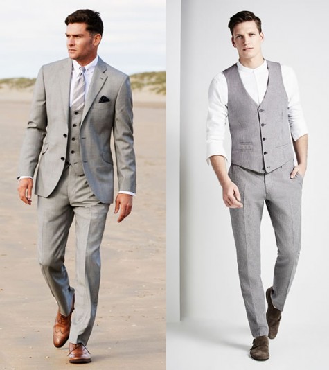 5 phong cách đồ vest nam không bao giờ lỗi thời mid-grey three-piece - elle man copy
