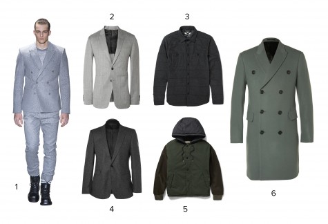 1.Brioni 2.Burberry London 3.Burberry Brit 4.Hugo Boss 5.Marni 6.Paul Smith