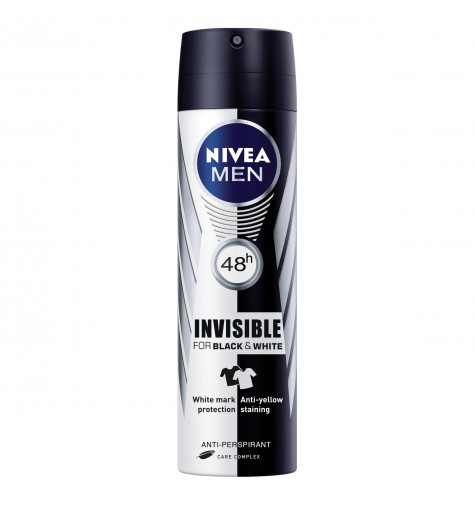 Xịt ngăn mùi Nivea Men Invisible For Black & White