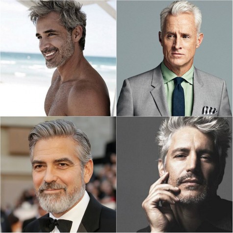 Các kiểu tóc nam thanh lịch - tóc clooney - ELLE Man