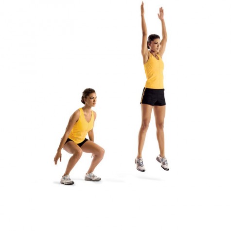 các bài tập tăng chiều cao cho người trưởng thành - động tác jump spot - elleman