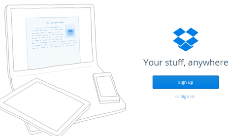 Nền tảng sao lưu trực tuyến Dropbox.