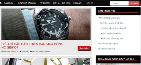 Mua đồng hồ nam chính hãng - chuyên mục kiến thức đồng hồ XWatch - elleman