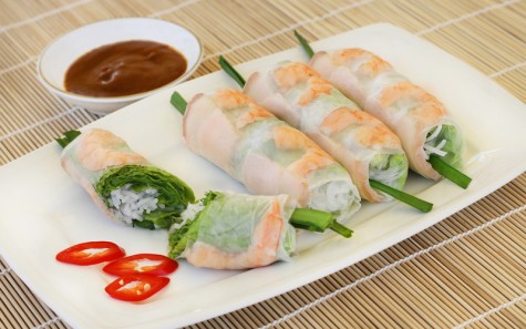 văn hóa ẩm thực Đông Nam Á - gỏi cuốn - elleman