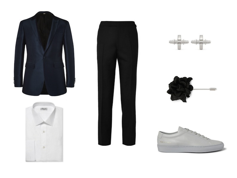cách phối đồ cùng tuxedo - The dressed down tuxedo - elleman