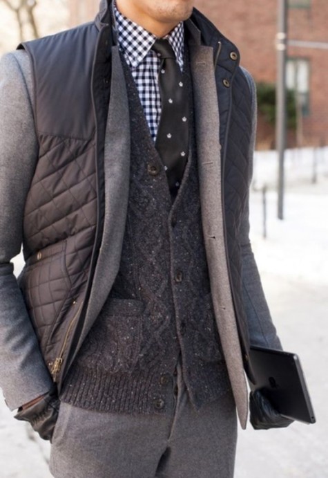 cách phối đồ vest với các kiểu áo khoác - wool jacket - elleman
