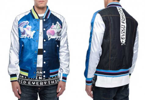 Áo khoác nam Souvenir Jacket - EVISU souvenir jacket - elleman