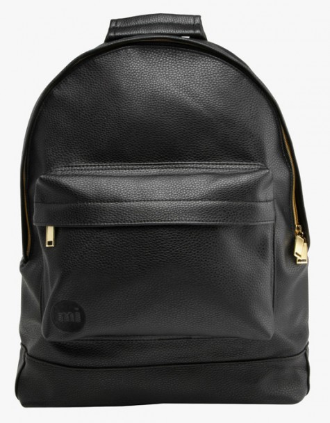 Đen - phong cách thời trang - Mi-Pac black bakcpack - elle man