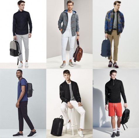phụ kiện nam Xuân Hè 2016 - balo - elleman