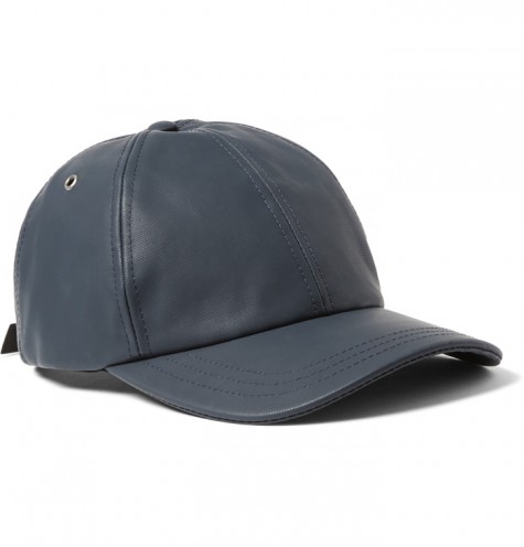 phụ kiện nam Xuân Hè 2016 - A.P.C. COATED COTTON-BLEND BASEBALL CAP - elleman