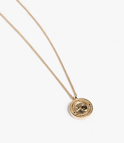 phụ kiện nam Xuân Hè 2016 - A.P.C. COIN NECKLACE - elleman