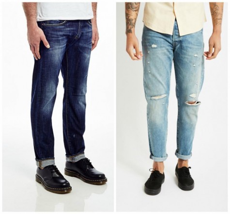 Tip mặc quần jeans đẹp cho những chàng chân ngắn