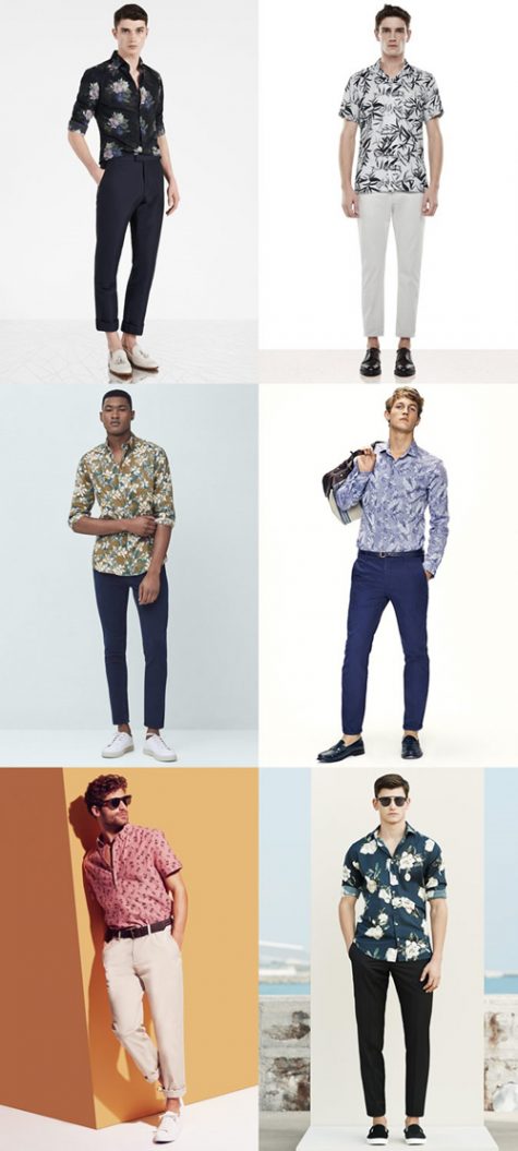 Thời trang Hè 2016 Phối đồ như một quý ông - floral shirt + chinos - elle man