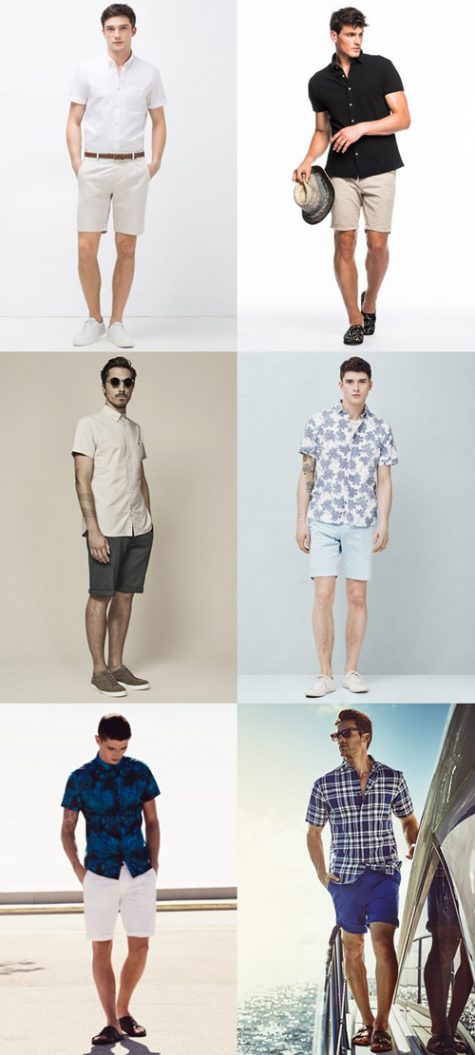 Thời trang Hè 2016 Phối đồ như một quý ông - short-sleeeves shirts + shorts - elle man