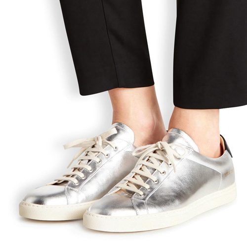 giay the thao dau He 2016 - Common Projects Achilles Silver 3 - elle man