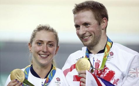 Jason và Laura cùng những tấm huy chương vàng Olympic
