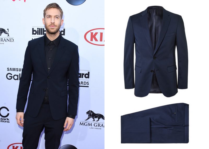 Phong cách mặc suit nam: Calvin Harris