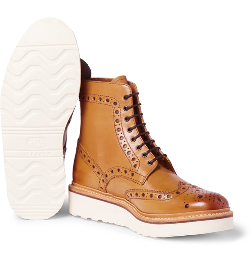 Kiểu giày nam Thu-Đông 2016: Brogues Boots của Brenson.