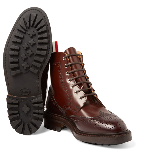 Kiểu giày nam Thu-Đông 2016: Brogues Boots của Thom Browne.