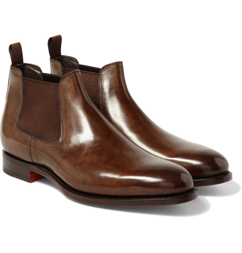 Kiểu giày nam Thu-Đông 2016: Chelsea Boots của Santoni.