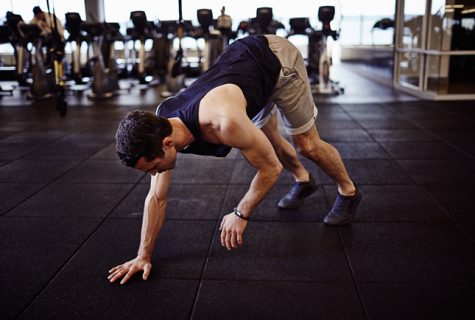 bài tập gym Hand Walkout with Press up