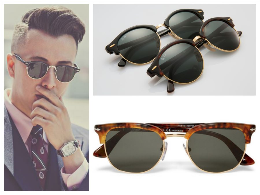 Kính gọng tròn: Rayban và Persol