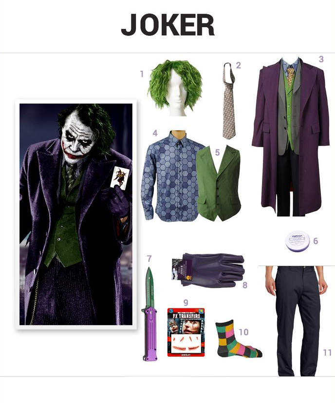 Hình tượng hóa trang Halloween ấn tượng bạn nên thử: Trang phục Joker