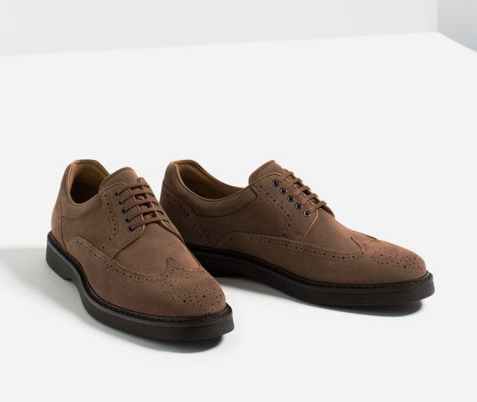 giày nam đẹp Brogues Zara - elle man