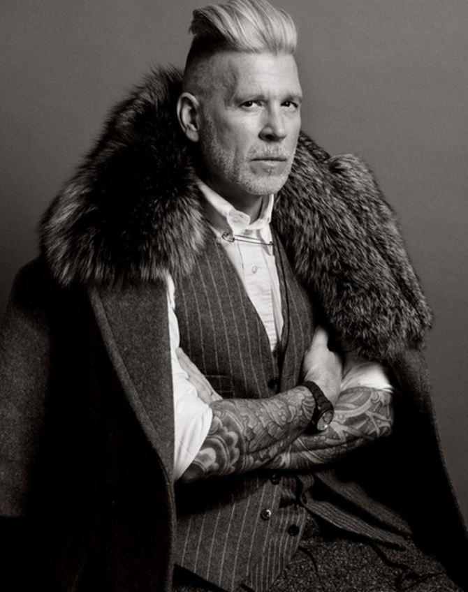 nhà thiết kế thời trang - Nick Wooster - elle man