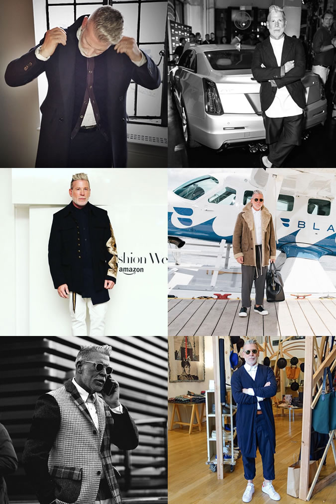 nhà thiết kế thời trang - Nick Wooster - elle man