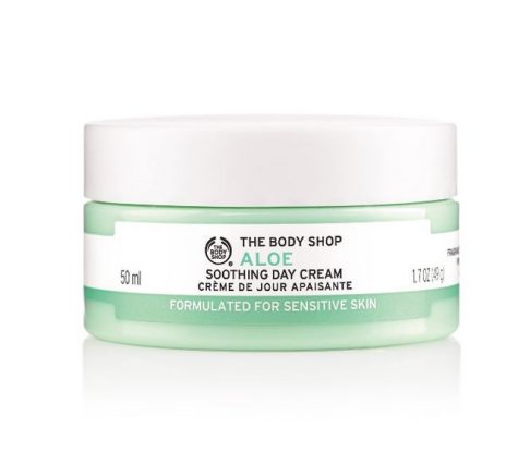 chăm sóc da, The Body Shop Aloe Soothing Day Cream - elle man.