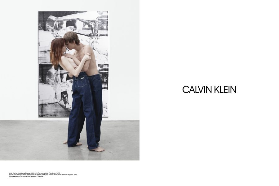 Logo mới trong chiến dịch đầu tay của Raf Simons & Calvin Klein