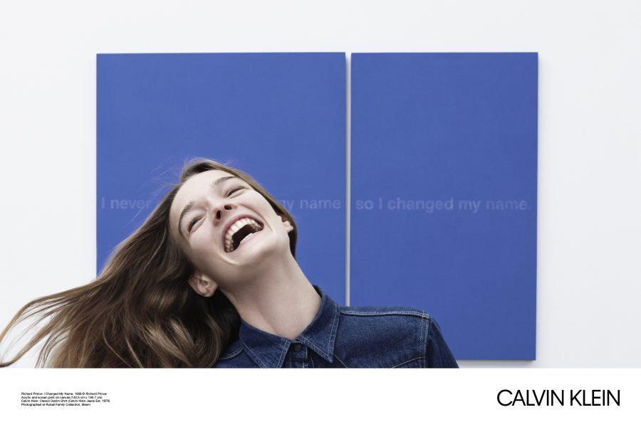 Logo mới trong chiến dịch đầu tay của Raf Simons & Calvin Klein