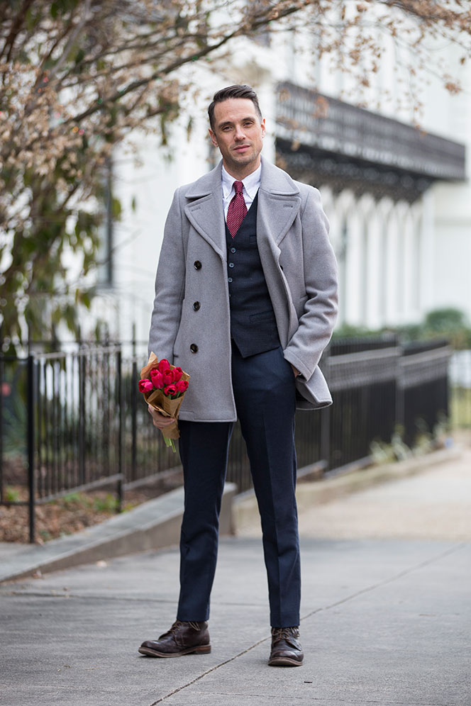 phong cách phối đồ V-Day - elegant - elle man 1