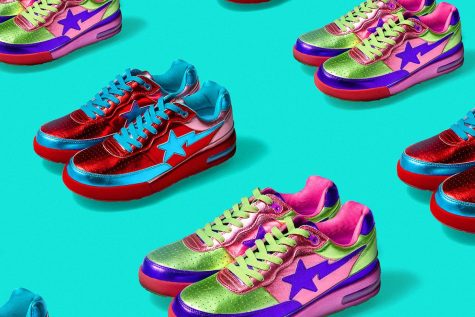 giay the thao pharrell williams Pharrell x A Bathing Ape Roadsta (2006) - elle man