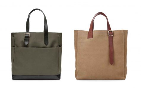 Trái Contrast tote bag £195 Phải The 'A' Tote $520.00