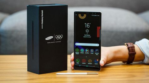 Chiếc Galaxy note 8 phiên bản Olympic