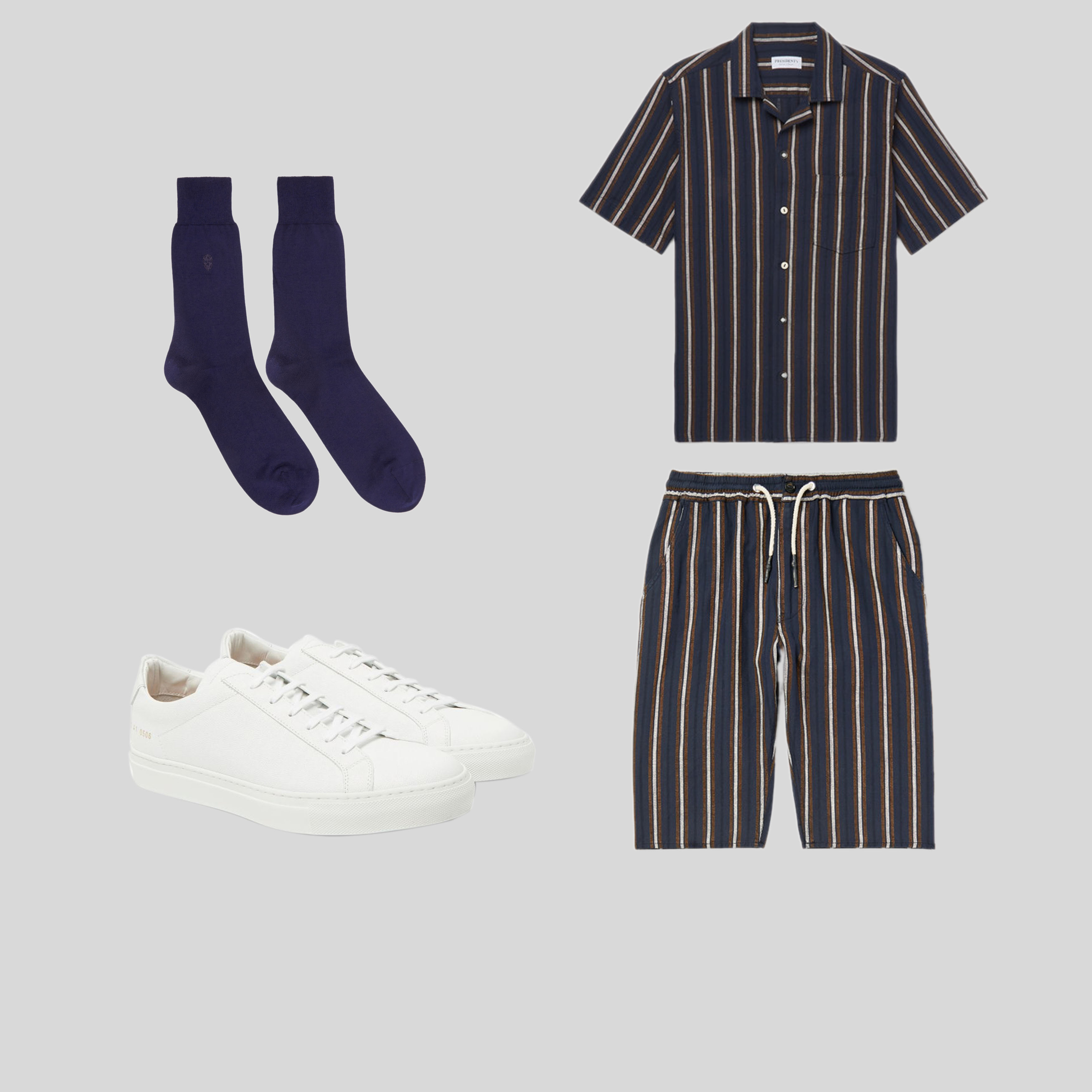 ELLE Man Style Calendar phối chuẩn với họa tiết kẻ sọc (19 – 2822017) (2)