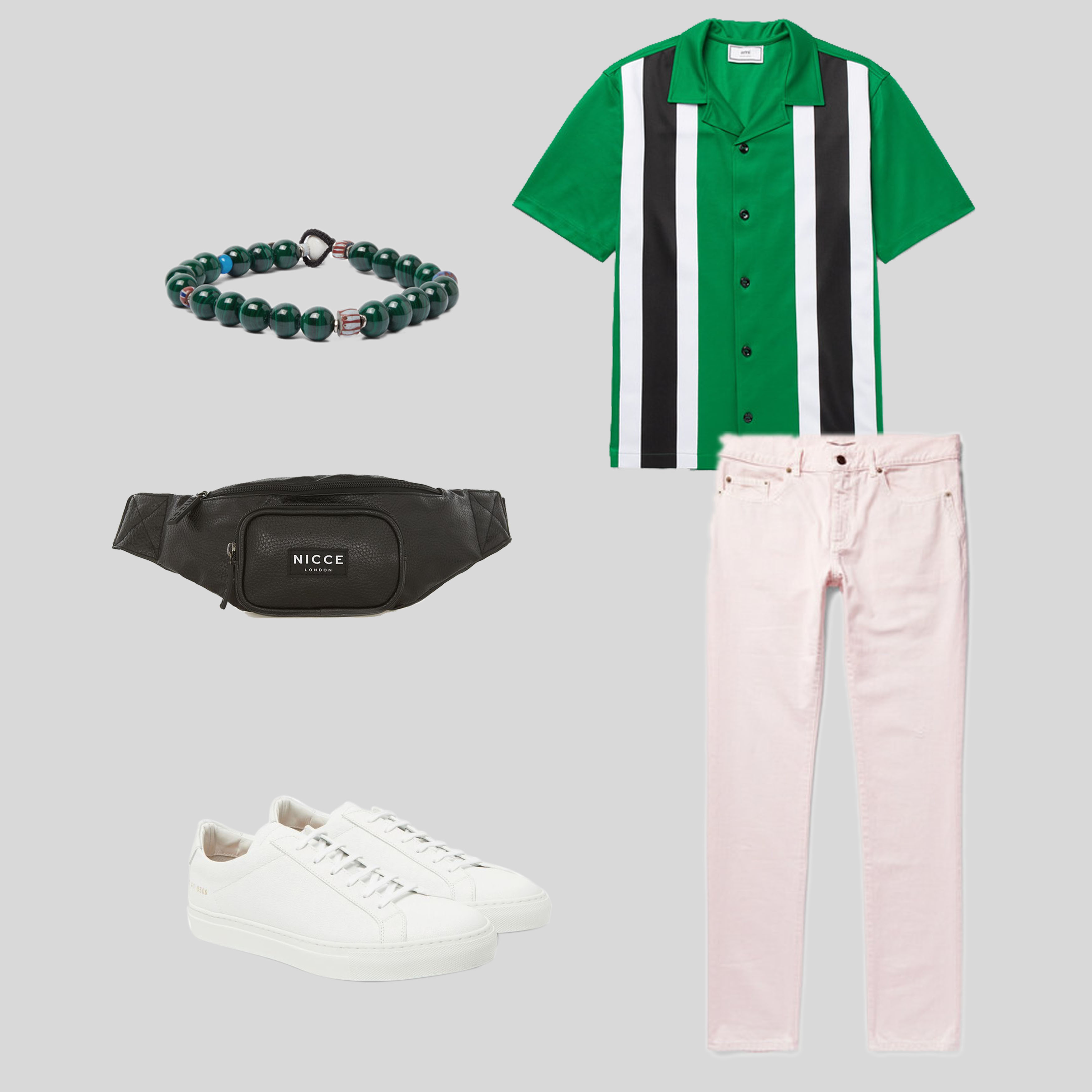 ELLE Man Style Calendar phối chuẩn với họa tiết kẻ sọc (19 – 2822017) (6)