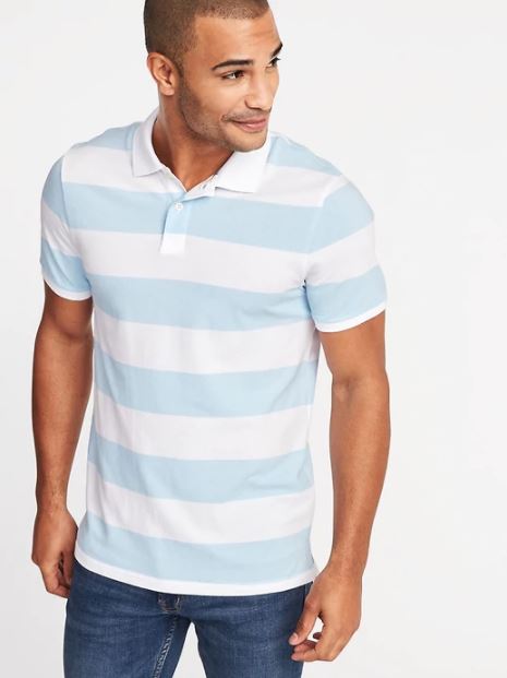 xu hướng thời trang hè 2018 old navy - built-in flex moisture-wicking pro polo - elle man 1