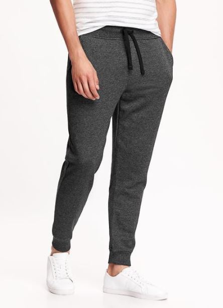 xu hướng thời trang hè 2018 - tapered fleece joggers - elle man 1