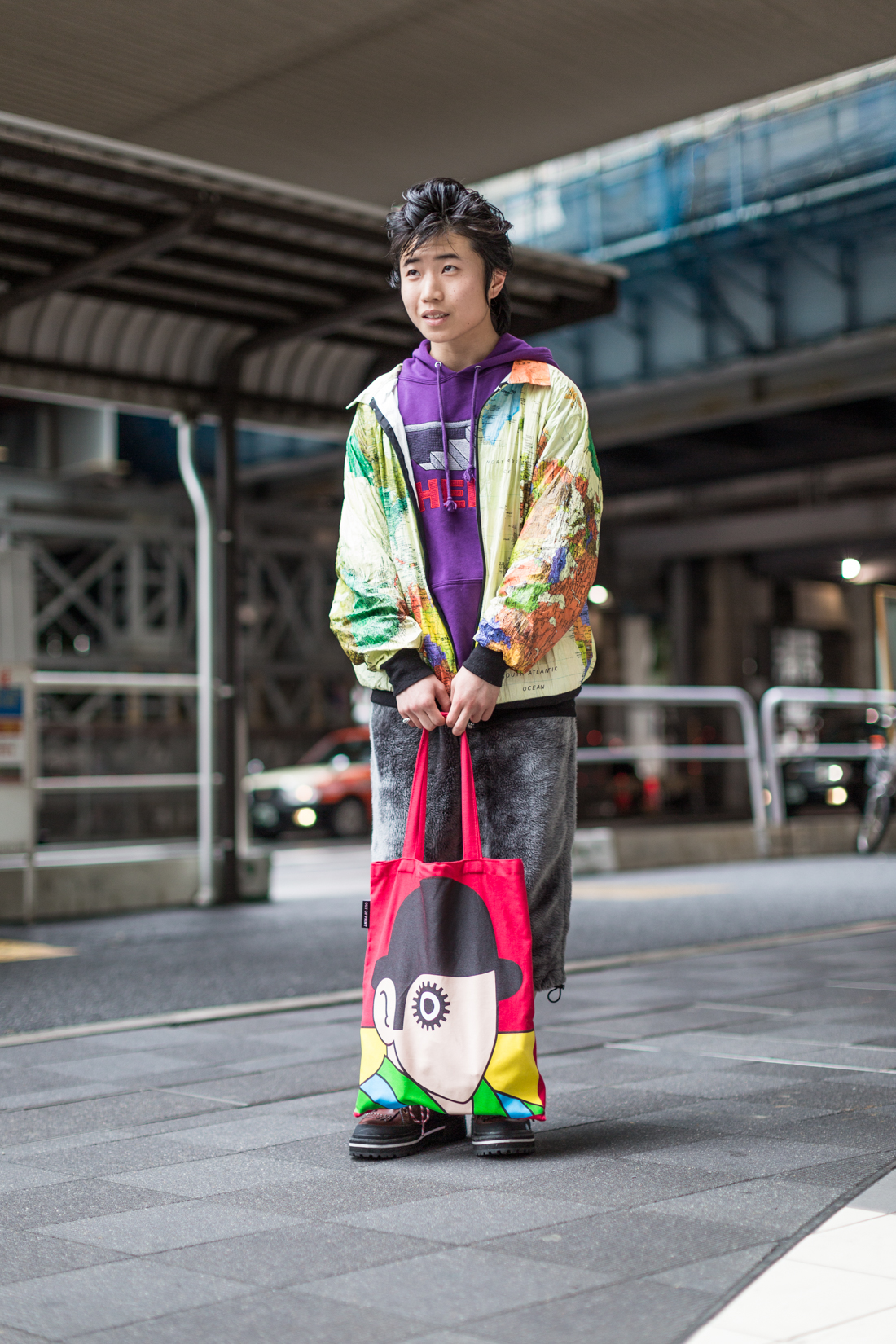 Phong cách đường phố quái tính tại Tuần lễ thời trang Tokyo Thu-Đông 2018 (4)